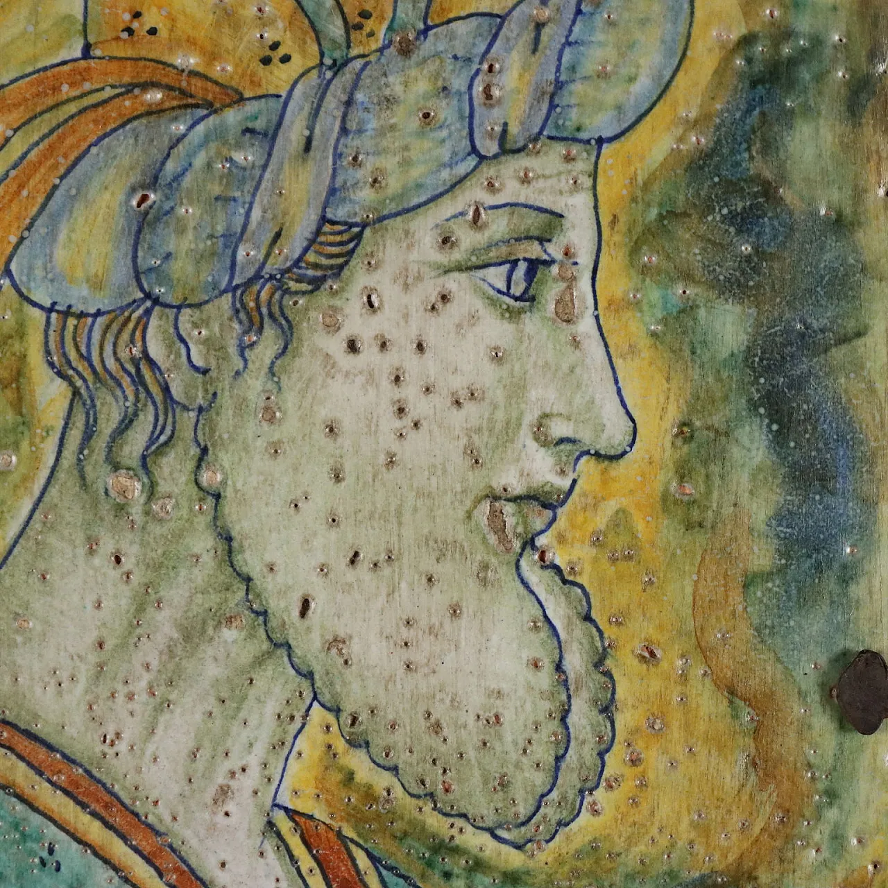 Melandri majolica tile and Faenza focaccia, 20th century 4