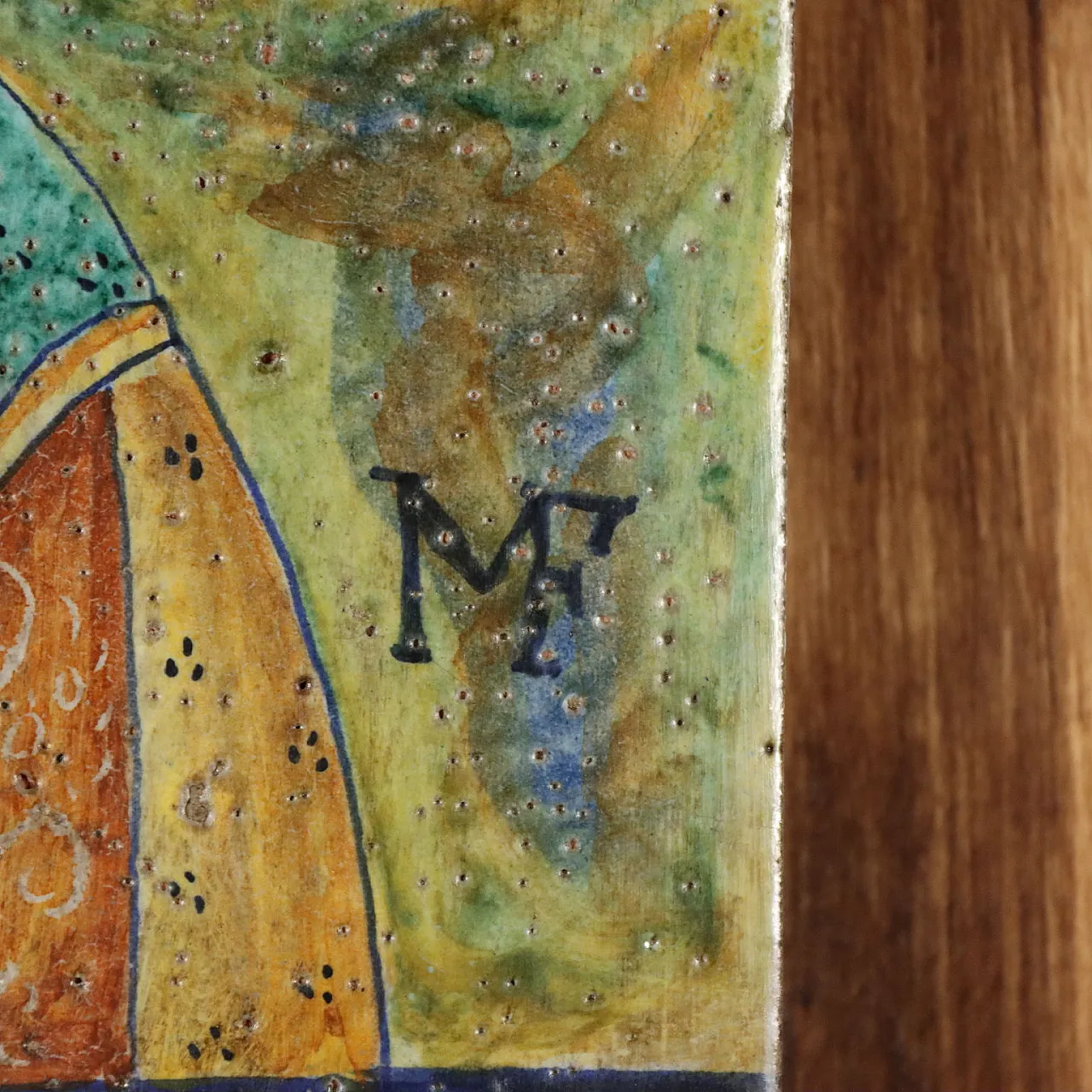 Melandri majolica tile and Faenza focaccia, 20th century 7