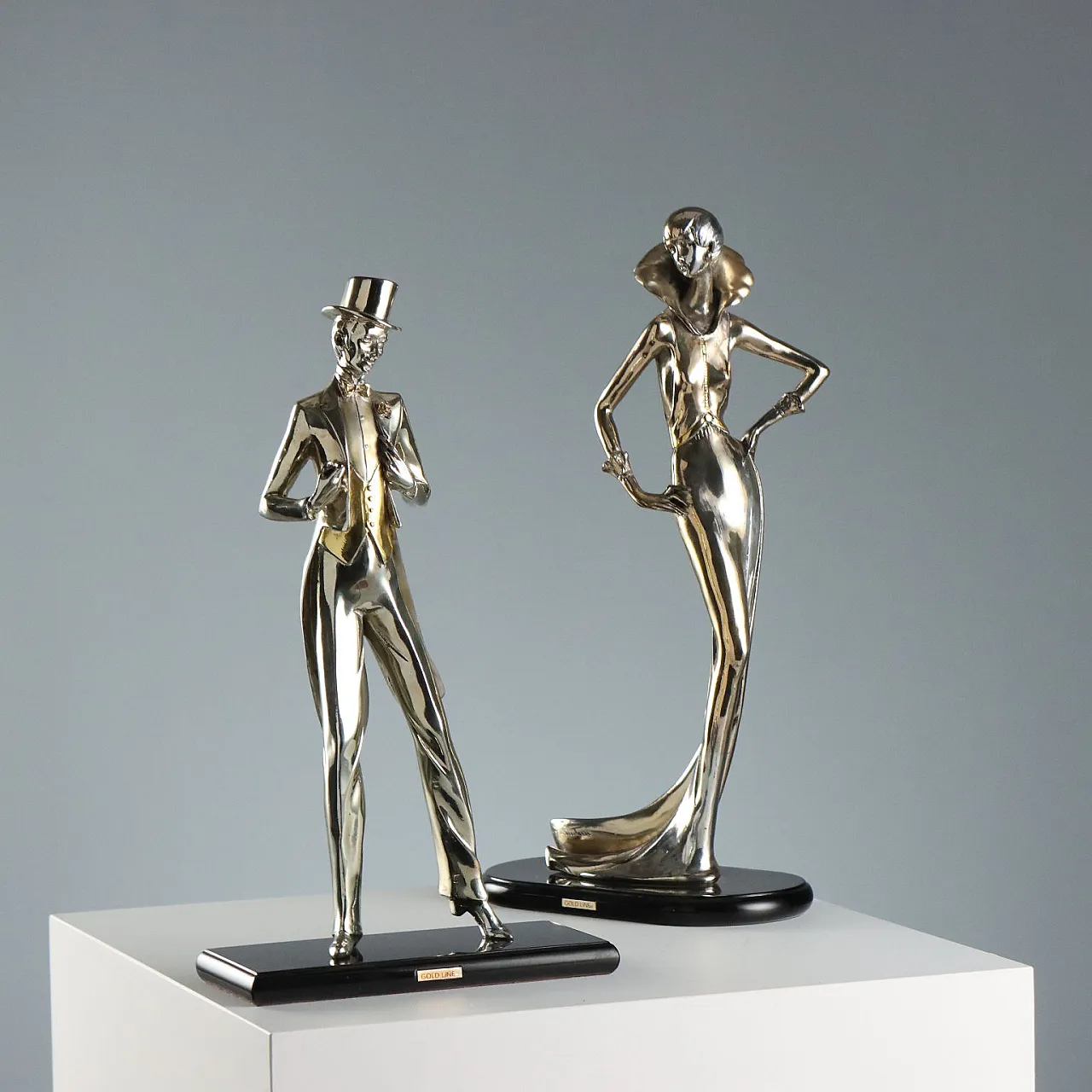 Pair of Amilcare Santini sculptures, 20th century 1