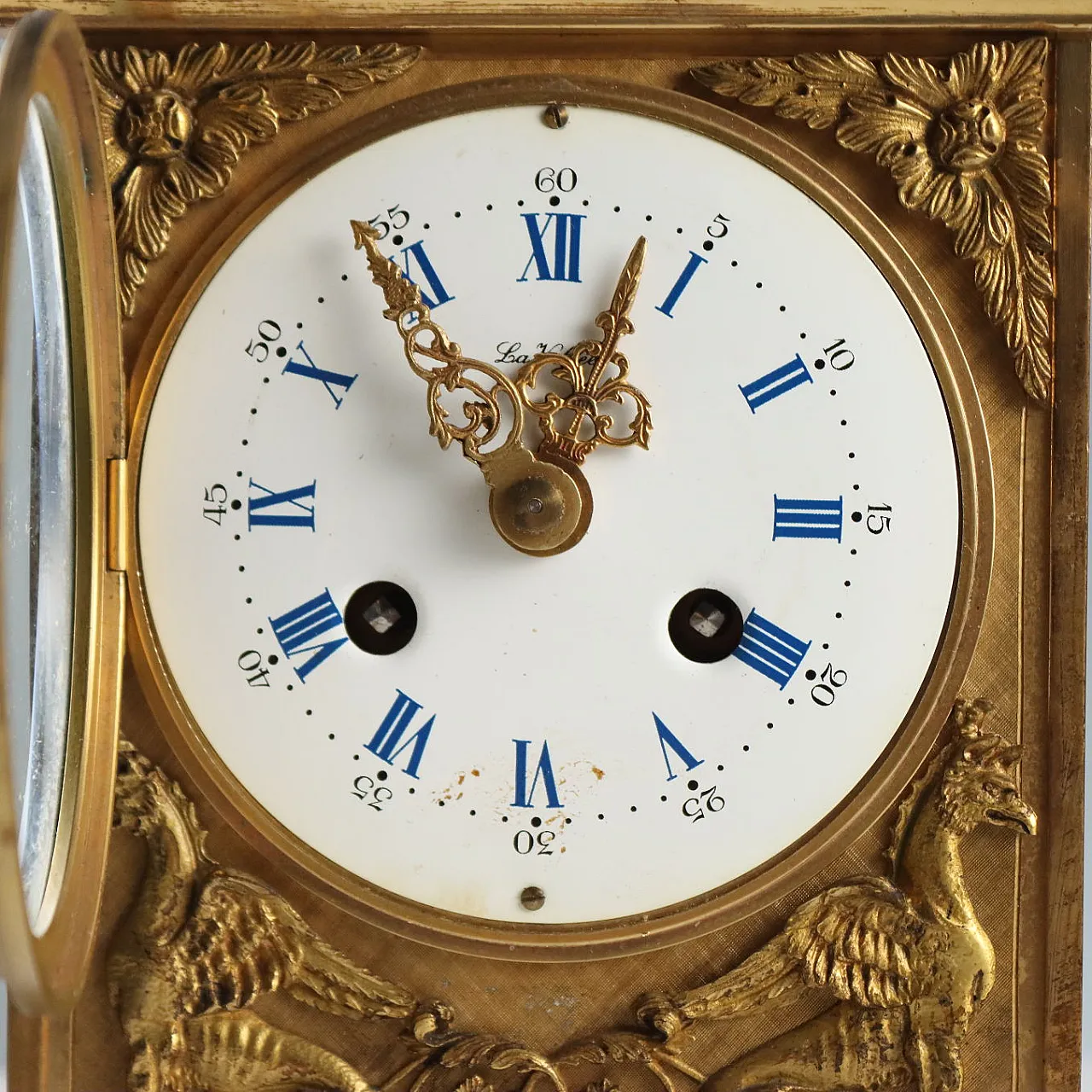 La Vallée Manufacture Countertop clock, 20th century 3