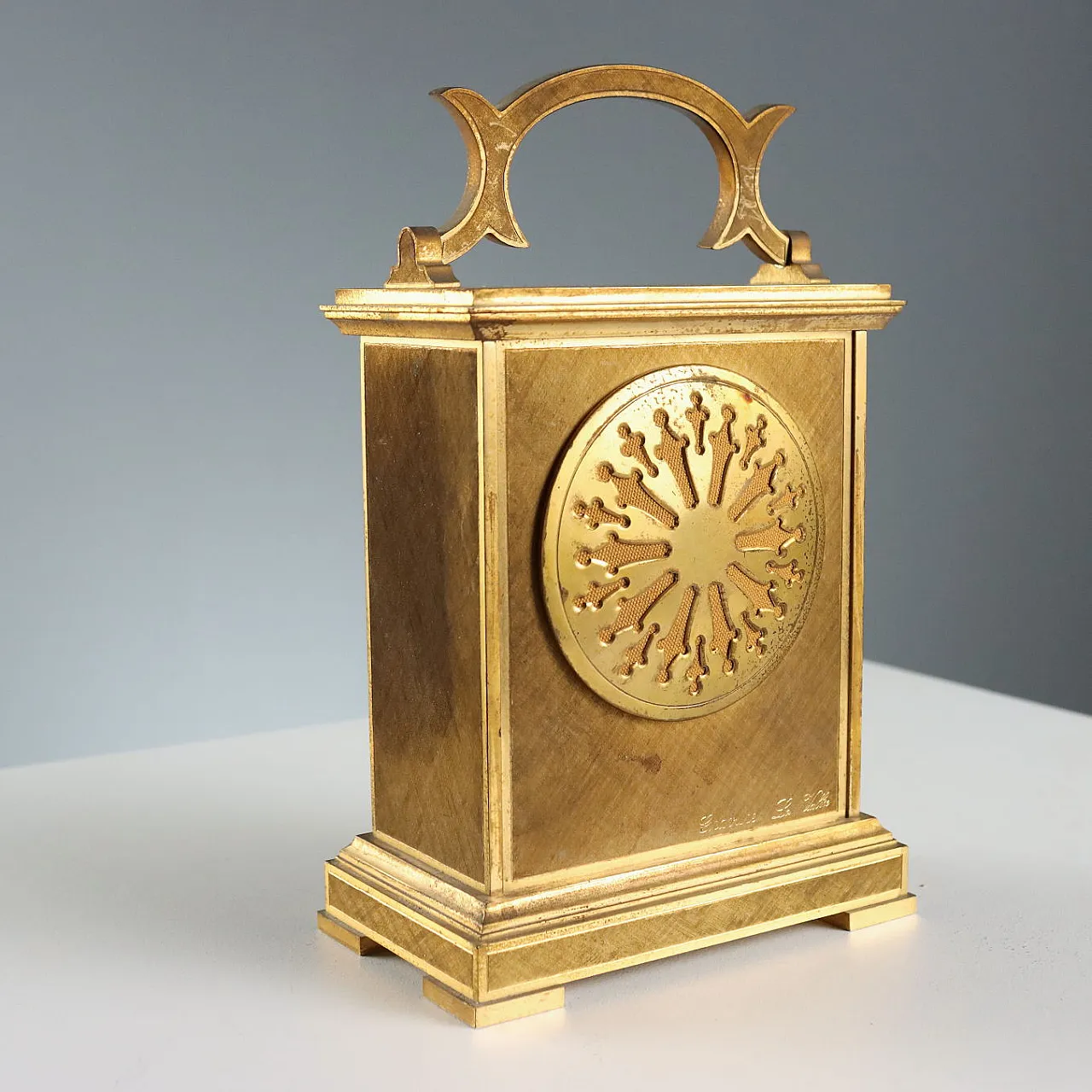 La Vallée Manufacture Countertop clock, 20th century 7