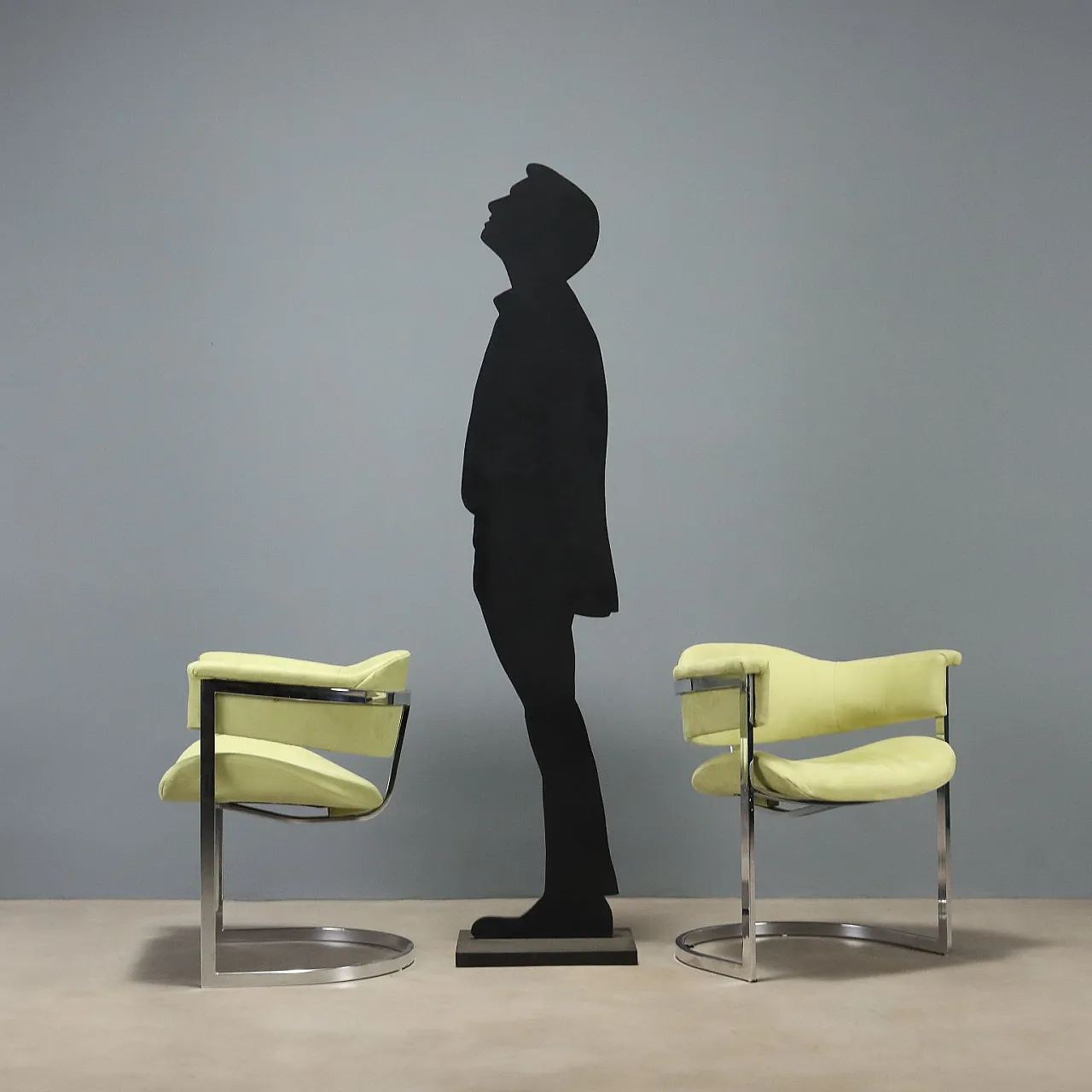 6 Saporiti chairs, 1970s 3