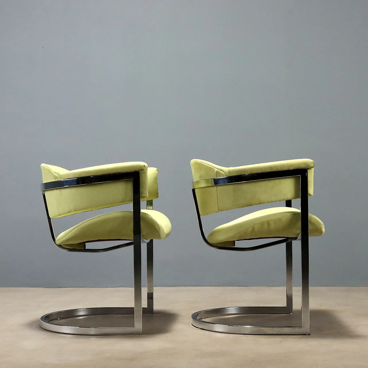 6 Saporiti chairs, 1970s 4