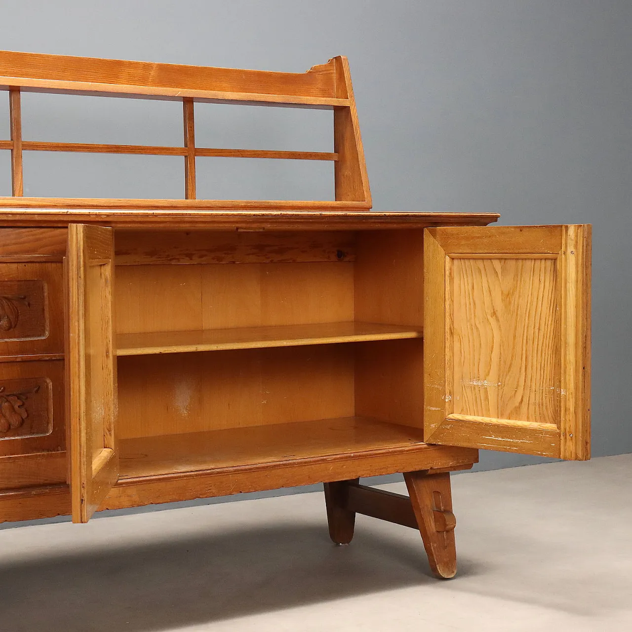 Rustic buffet cabinet, 1950s 5