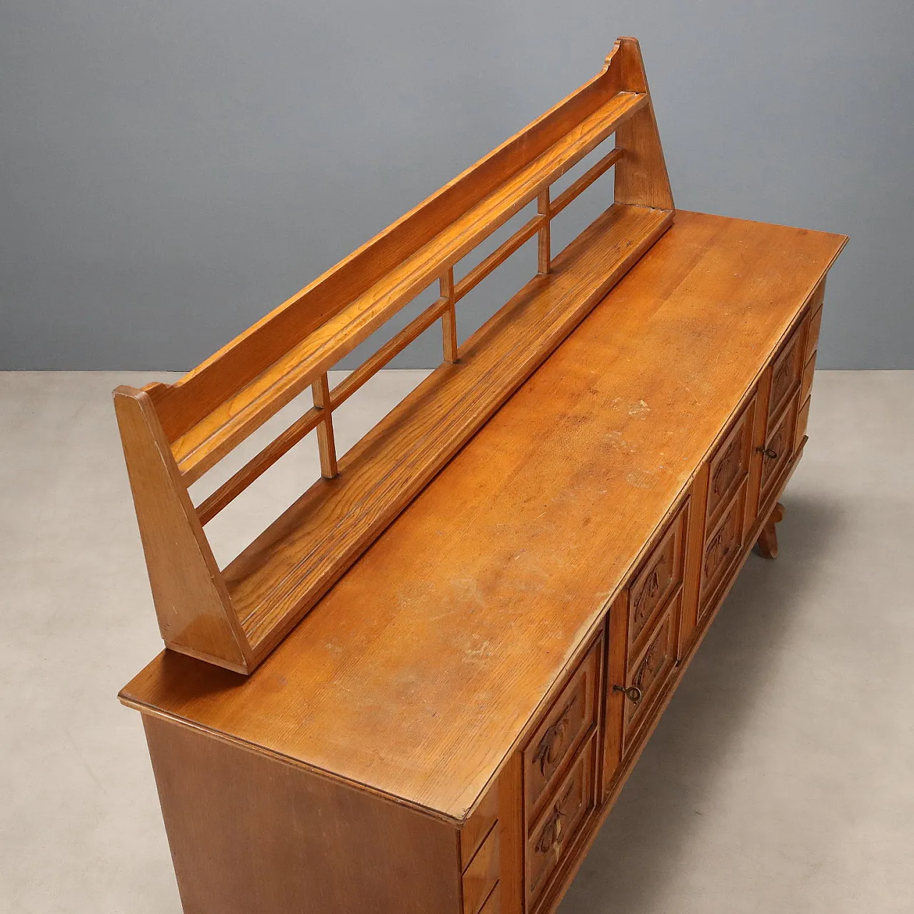 Rustic buffet cabinet, 1950s 9