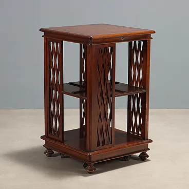 Open bookcase in mahogany, early 20th century