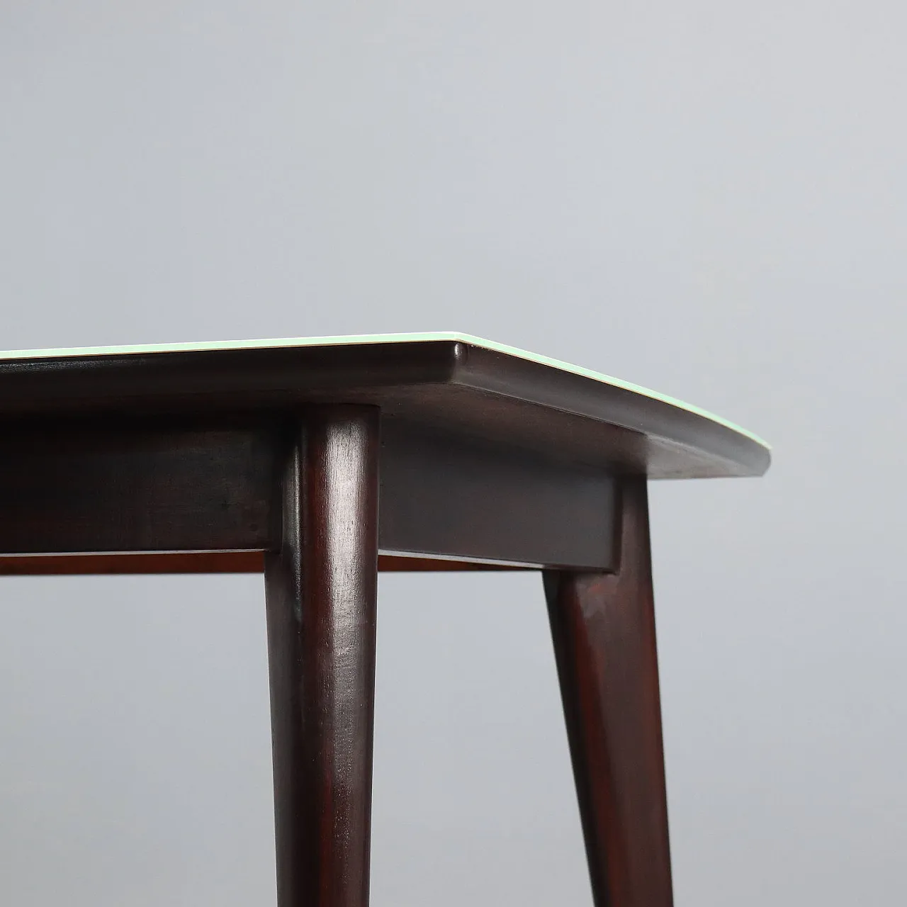 Table in wood and glass, mid-20th century 5