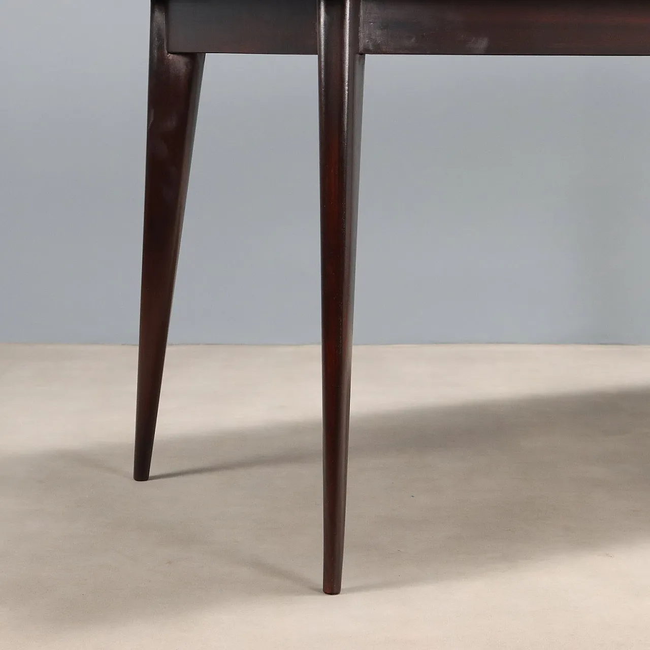 Table in wood and glass, mid-20th century 6
