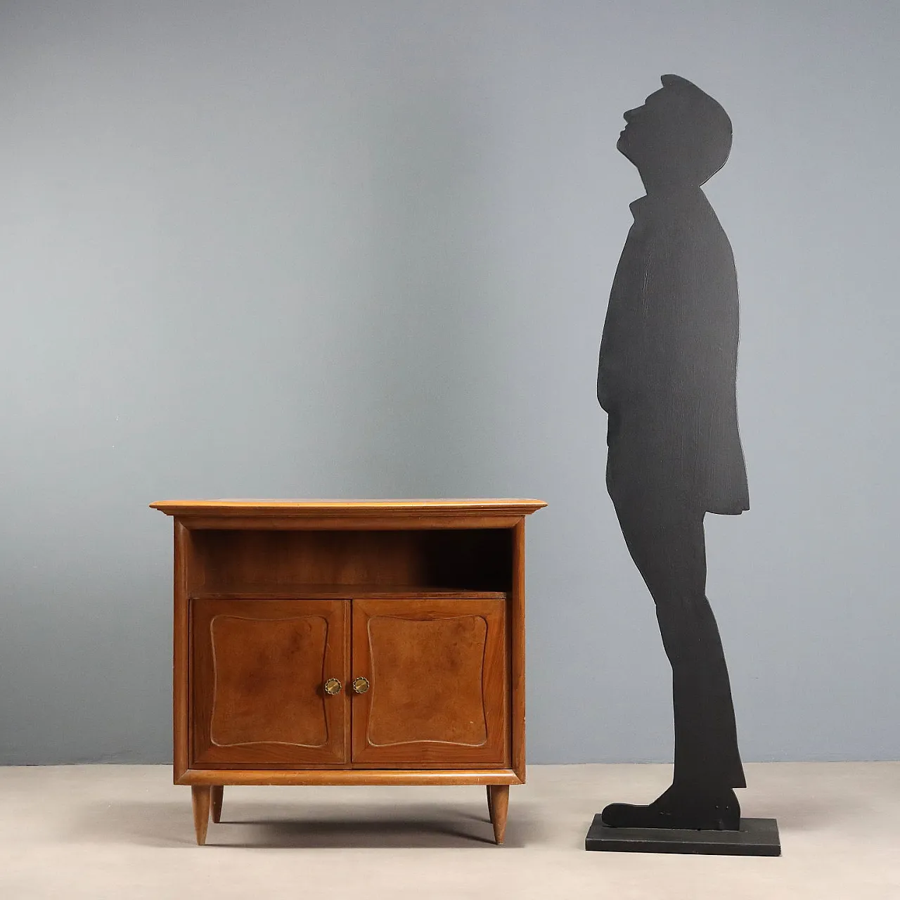 Small walnut cabinet, 1950s 3