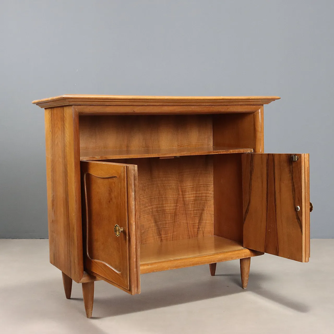 Small walnut cabinet, 1950s 4