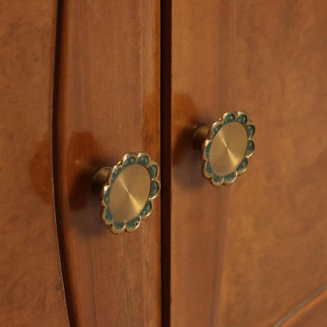Small walnut cabinet, 1950s 6