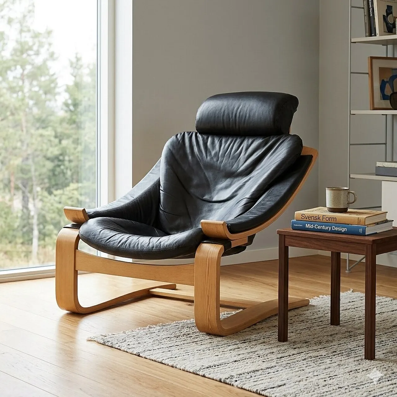 Kroken armchair by Ake Fribytter, 20th century 2