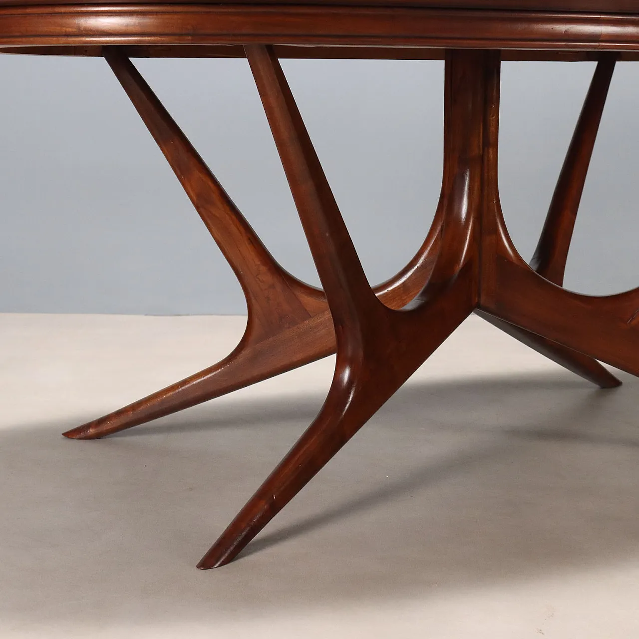Table in wood and glass, 1950s 8