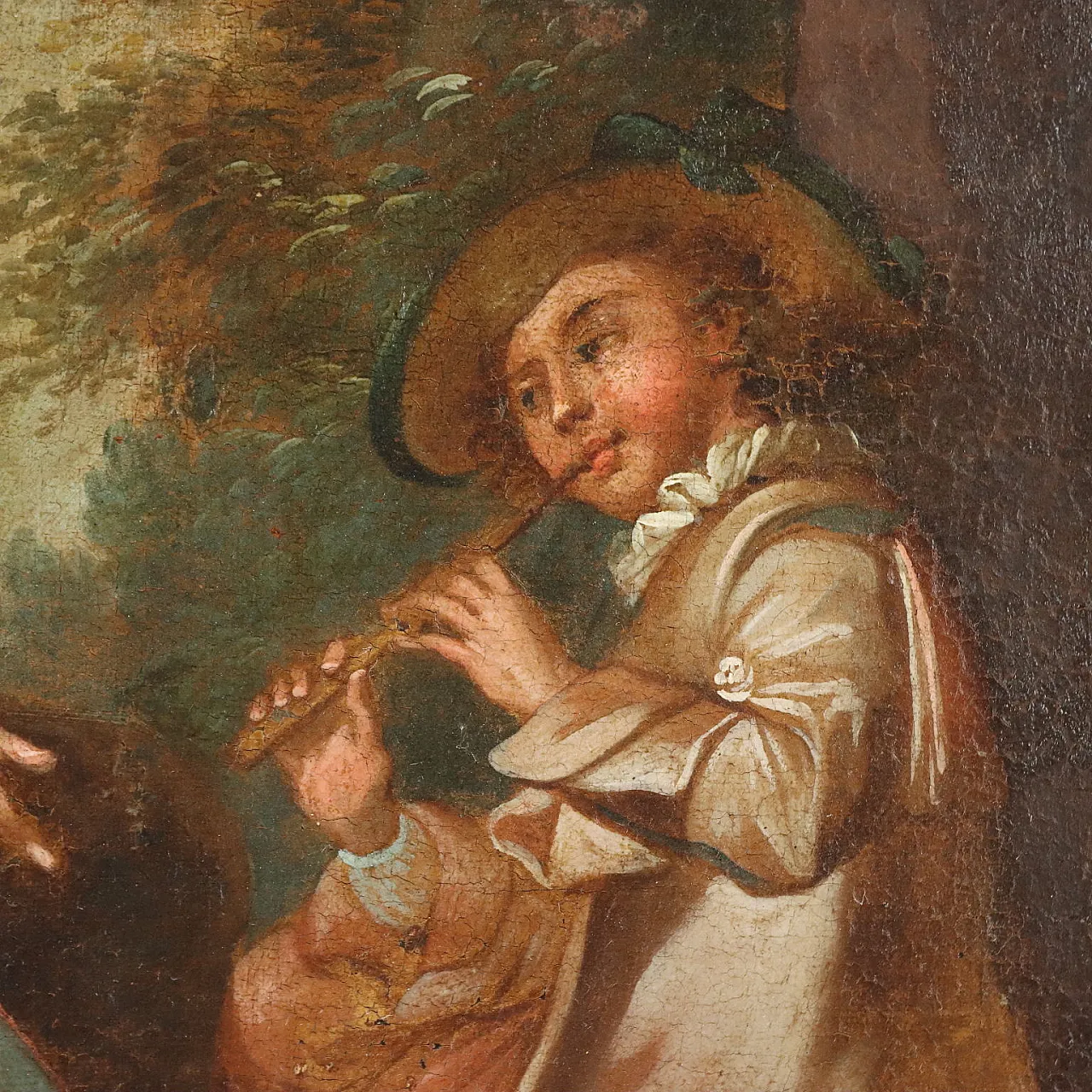Concert of Love in the Park, oil on canvas, mid-18th century 5