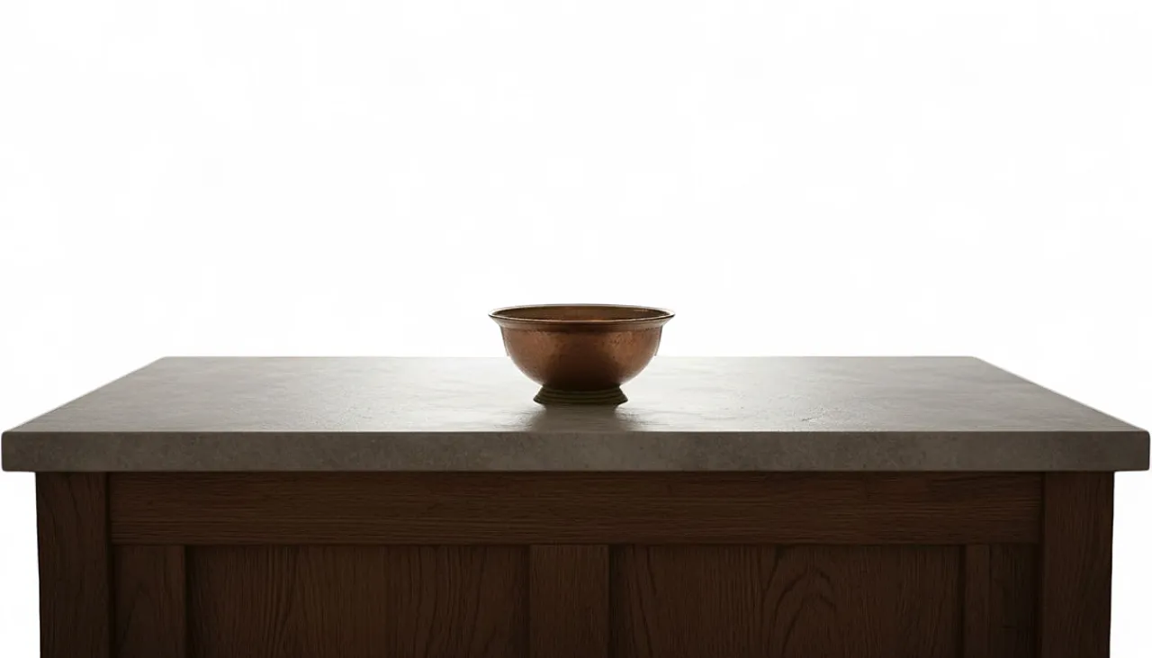 Medium copper sink, 20s 6