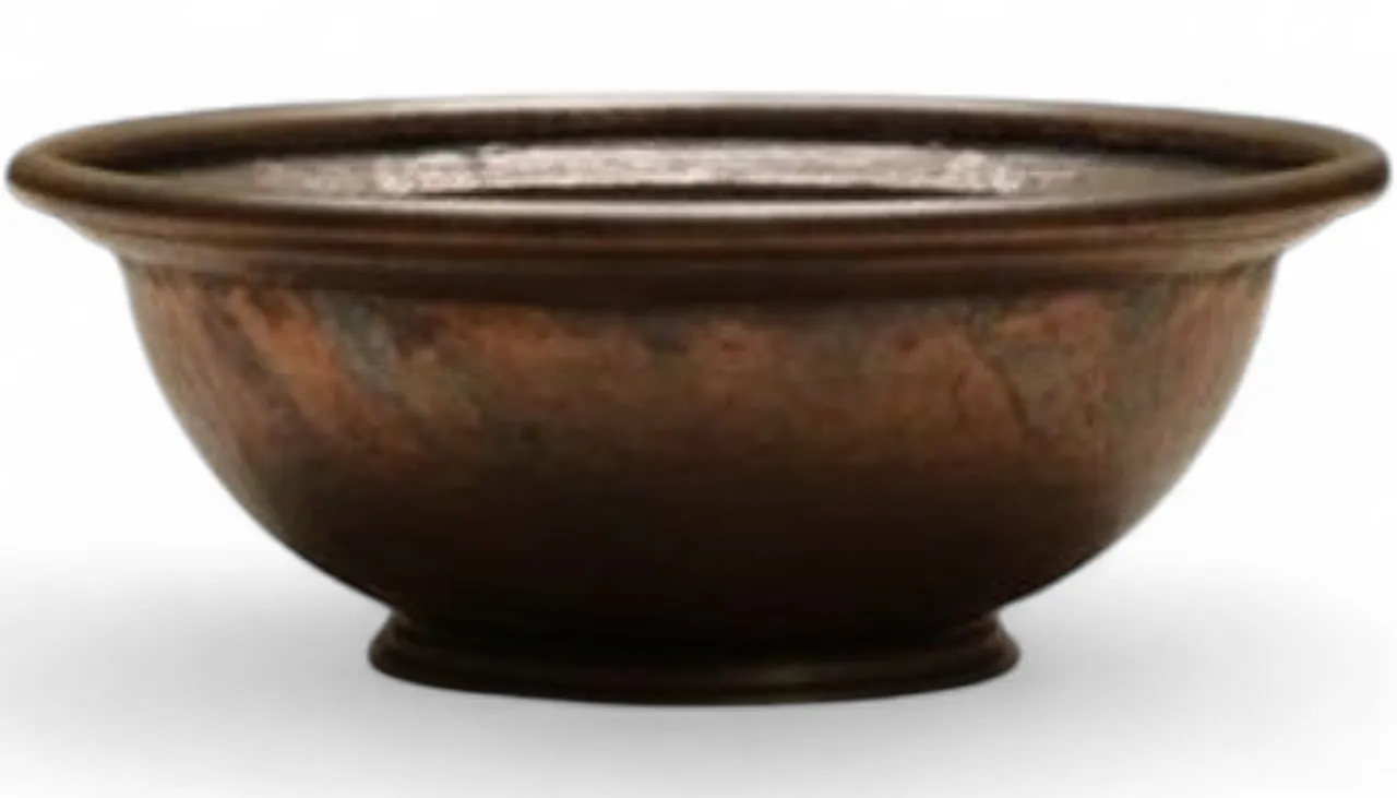 Large copper washbasin 6