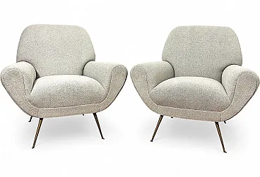 Coppia di Poltrone Gigi Radice By Minotti Anni 50 Made in Italy