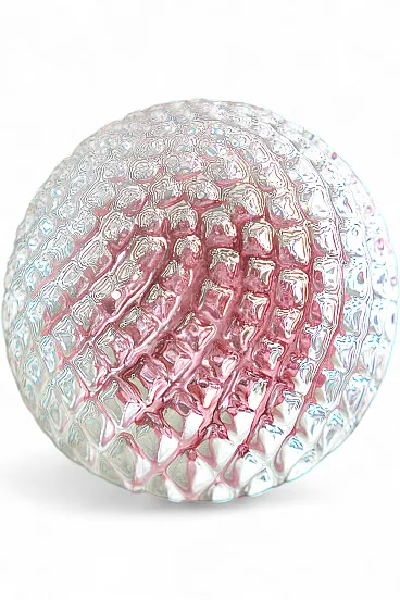 Sfera in vetro sommerso di Murano '70