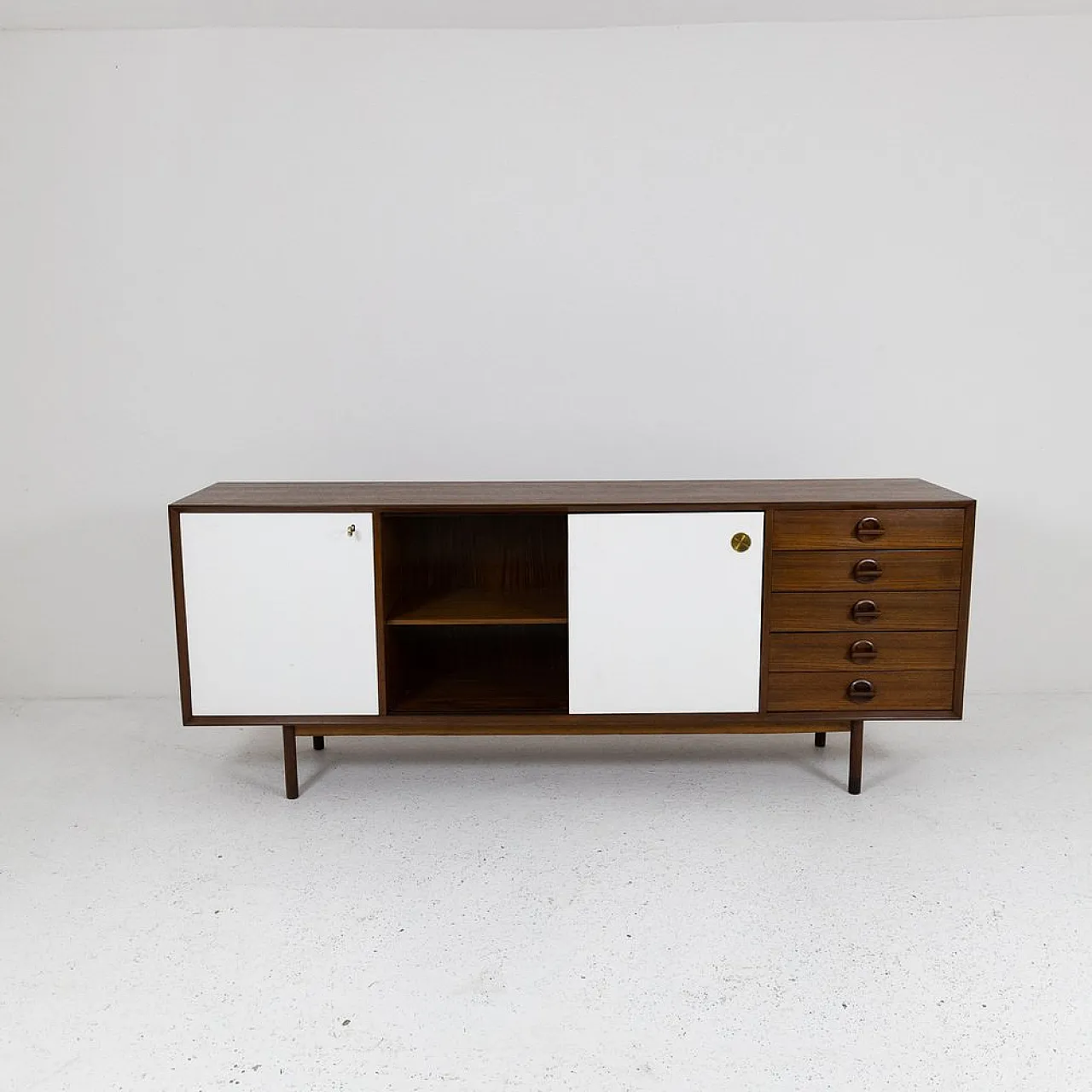Teak sideboard, Italy, 1970s 3