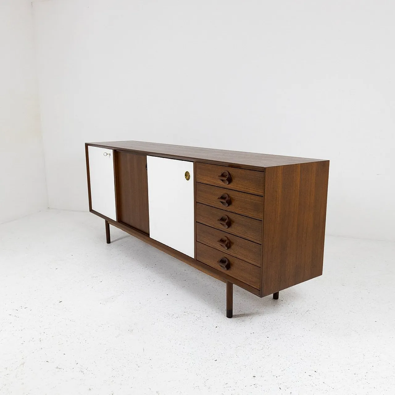 Teak sideboard, Italy, 1970s 4