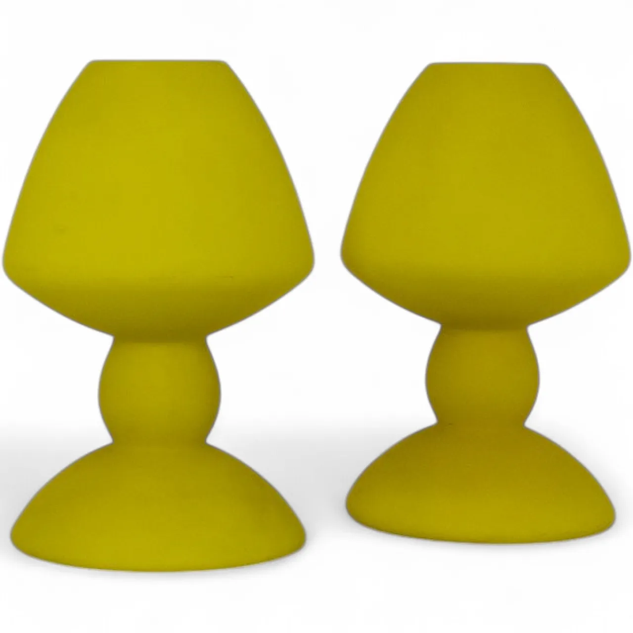 Pair of glass lamps, 1980s 11