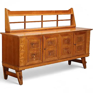 Rustic buffet cabinet, 1950s