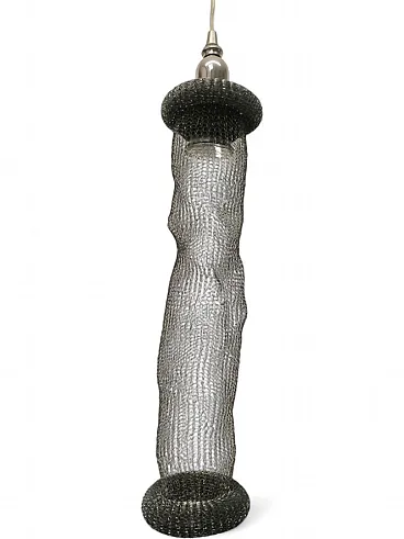 Lampada a sospensione in metallo di Lamp International, anni '90