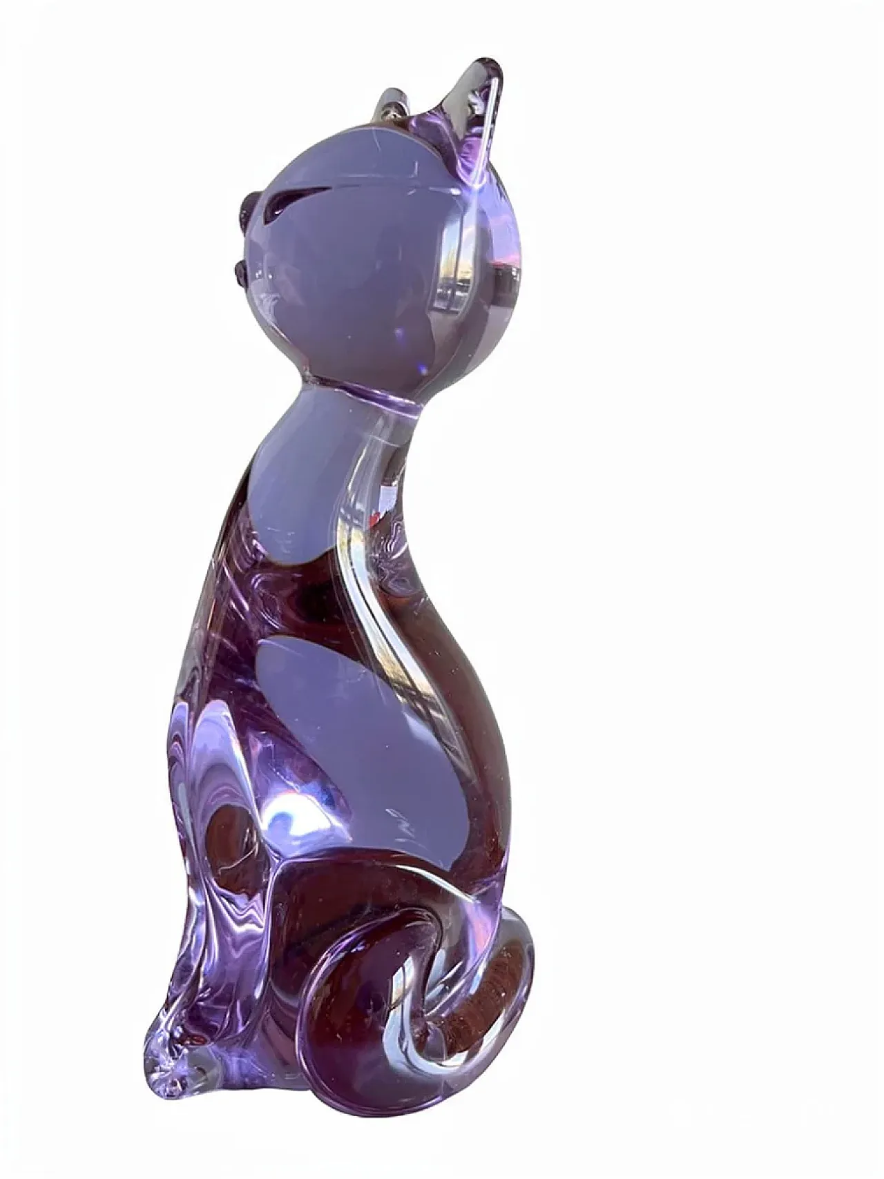 Cat, Murano glass sculpture, 1960s 1