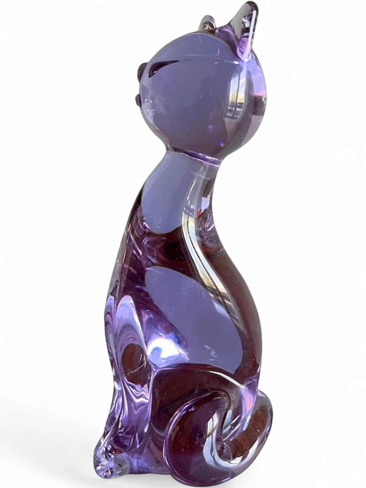 Cat, Murano glass sculpture, 1960s 6