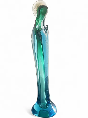 Vergine Maria in vetro di Murano di Seguso, anni '50