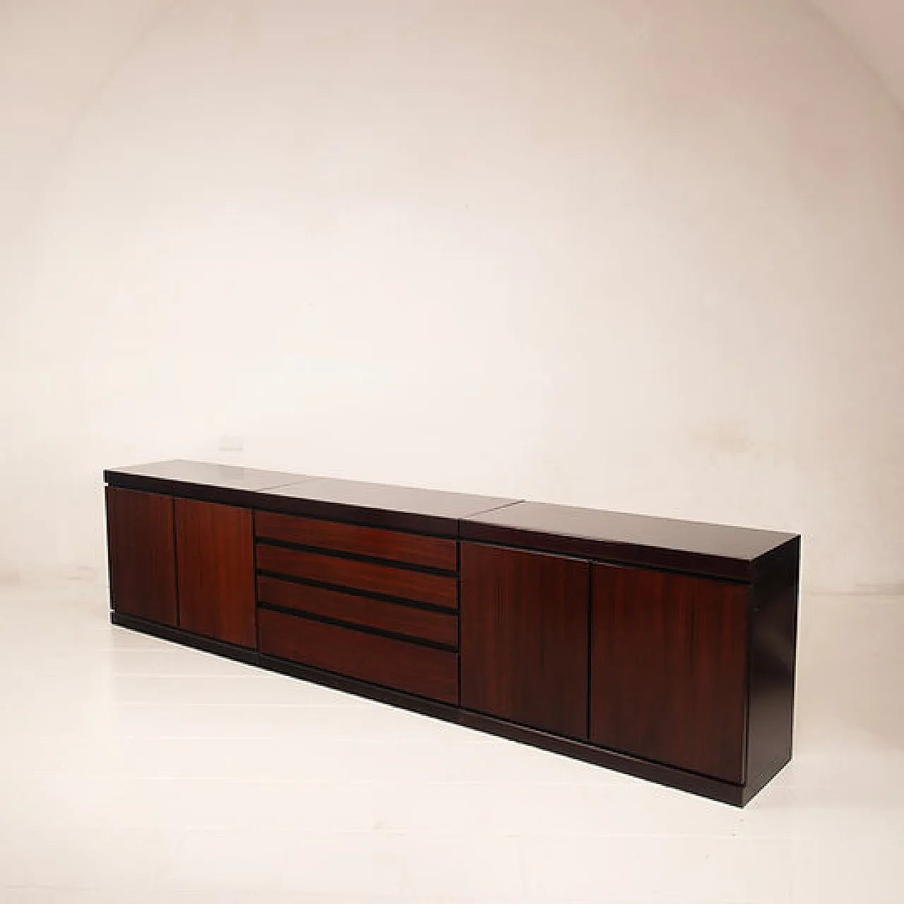 Credenza modulare S11 in palissandro Angelo Mangiarotti, anni '60 1