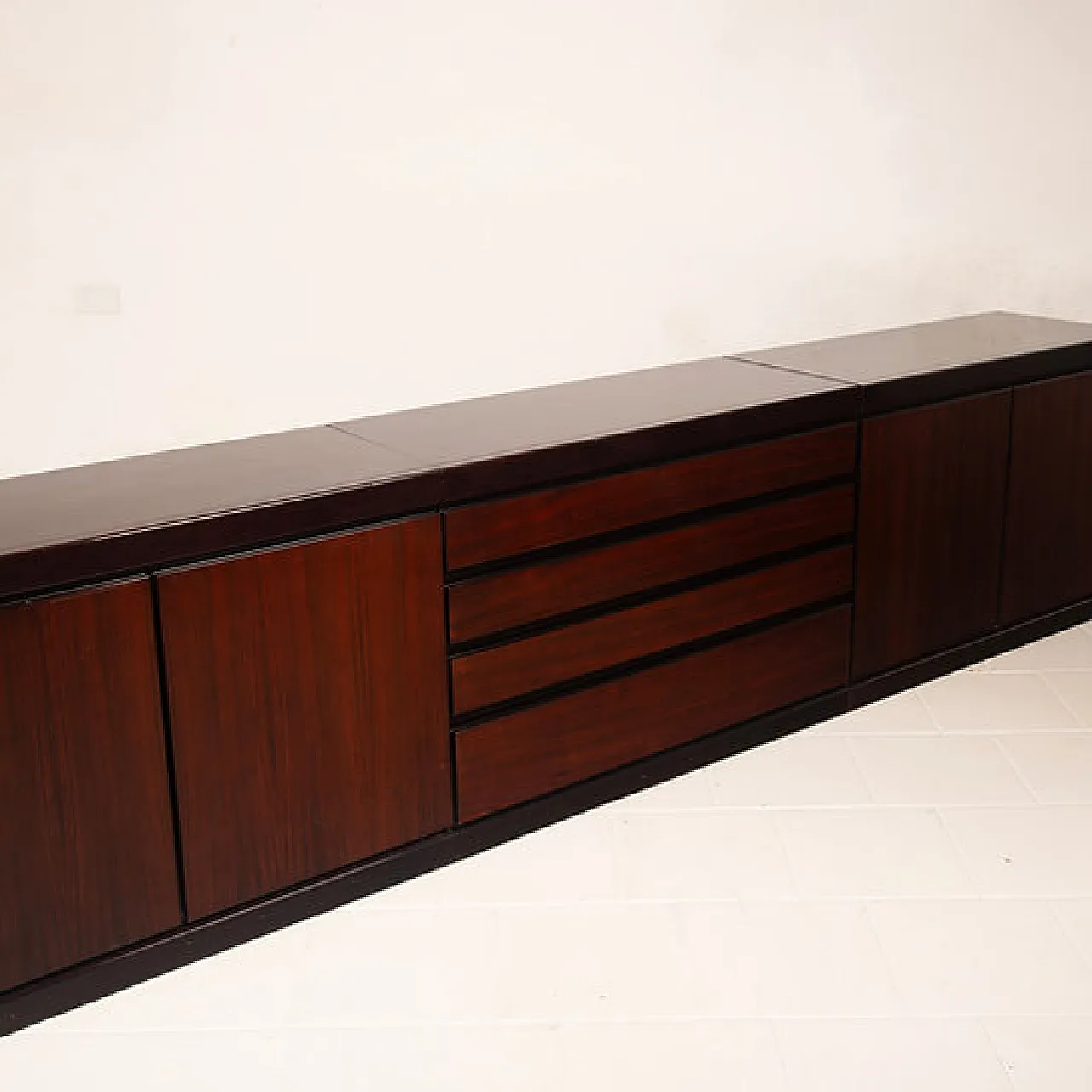 Credenza modulare S11 in palissandro Angelo Mangiarotti, anni '60 10