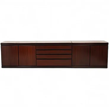 Credenza modulare S11 in palissandro Angelo Mangiarotti, anni '60