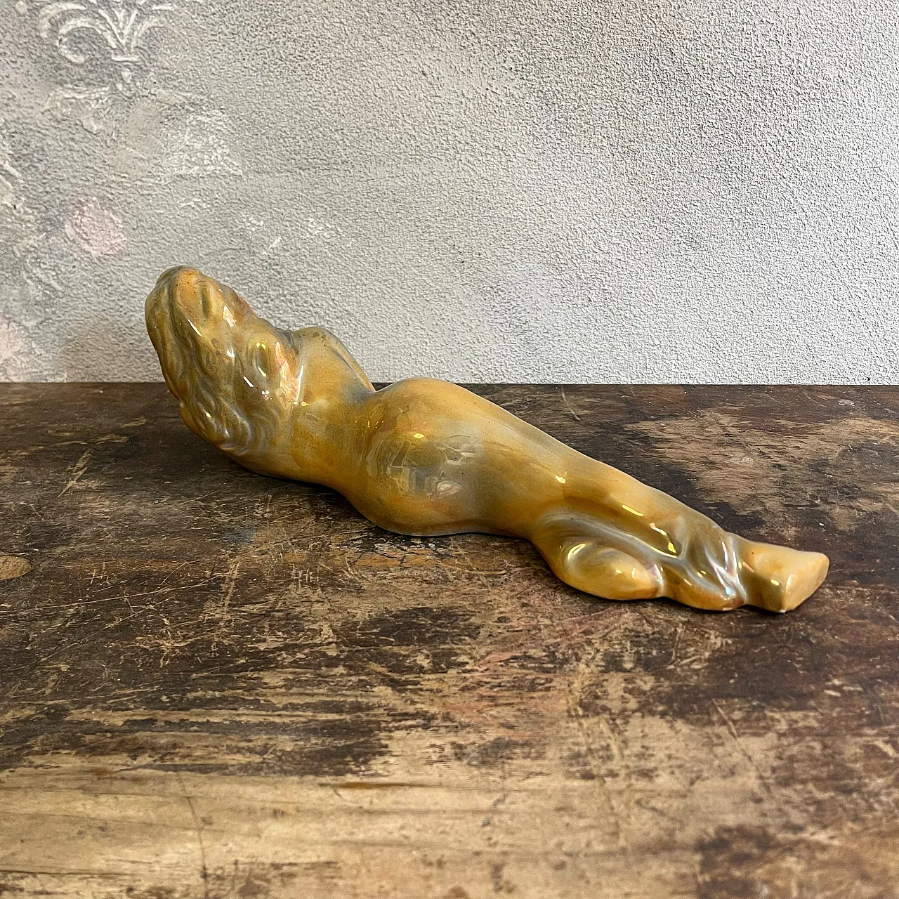 Nudo femminile in ceramica smaltata, anni '30 4