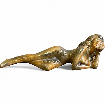Nudo femminile in ceramica smaltata, anni '30