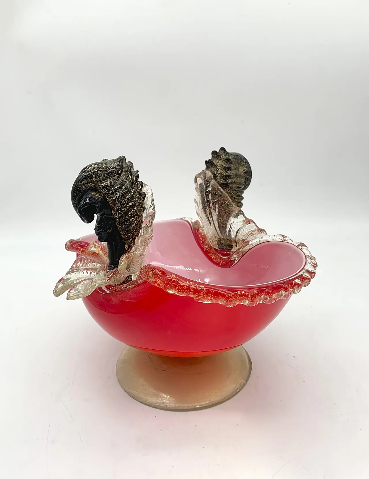 Ciotola artistica in vetro di Murano di Barovier, anni '60 1