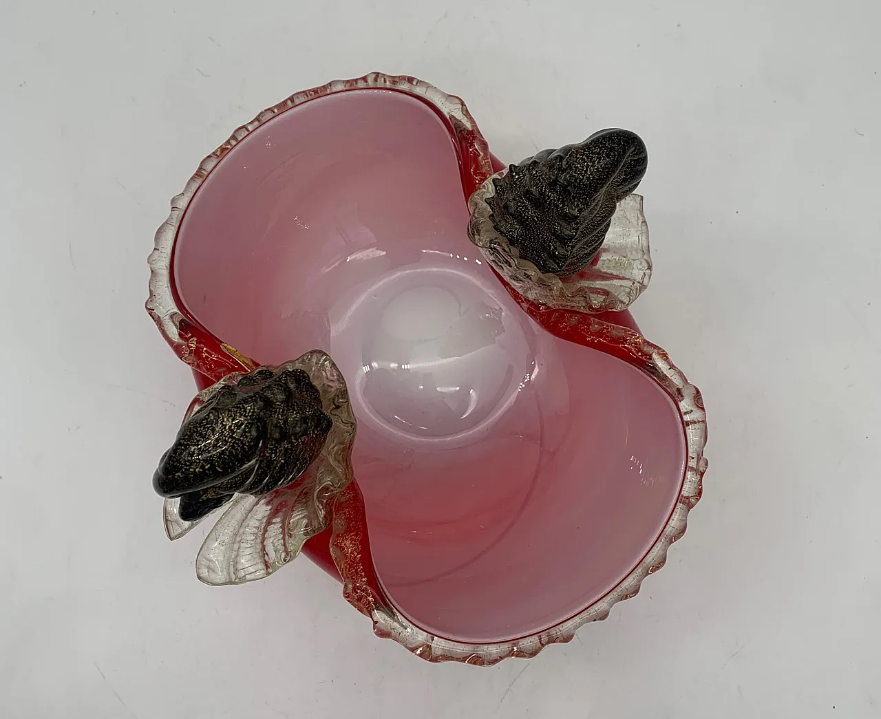 Ciotola artistica in vetro di Murano di Barovier, anni '60 2