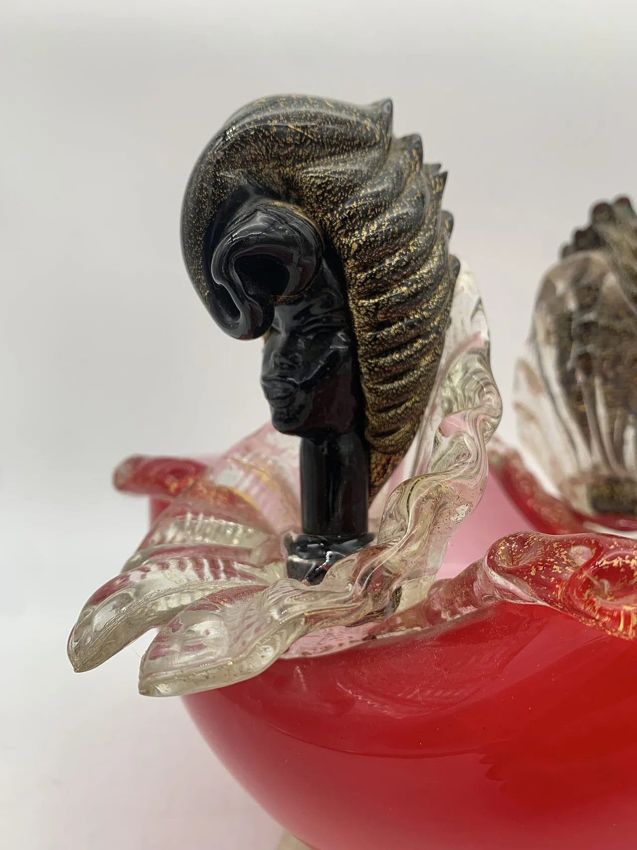 Ciotola artistica in vetro di Murano di Barovier, anni '60 3