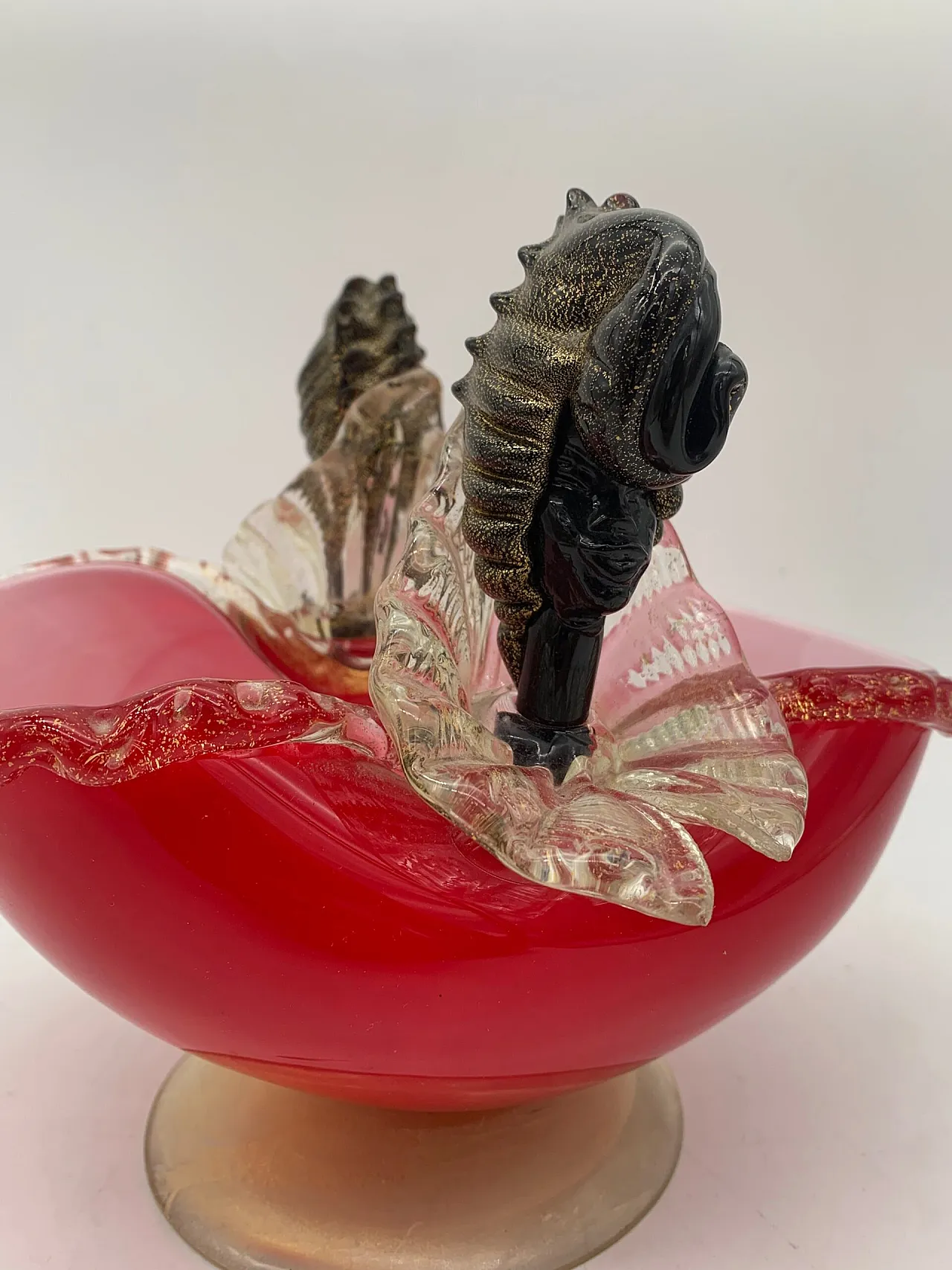 Ciotola artistica in vetro di Murano di Barovier, anni '60 4
