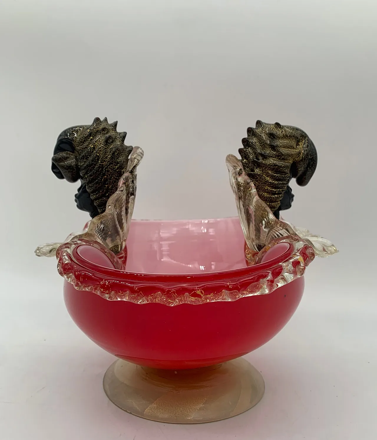 Ciotola artistica in vetro di Murano di Barovier, anni '60 5