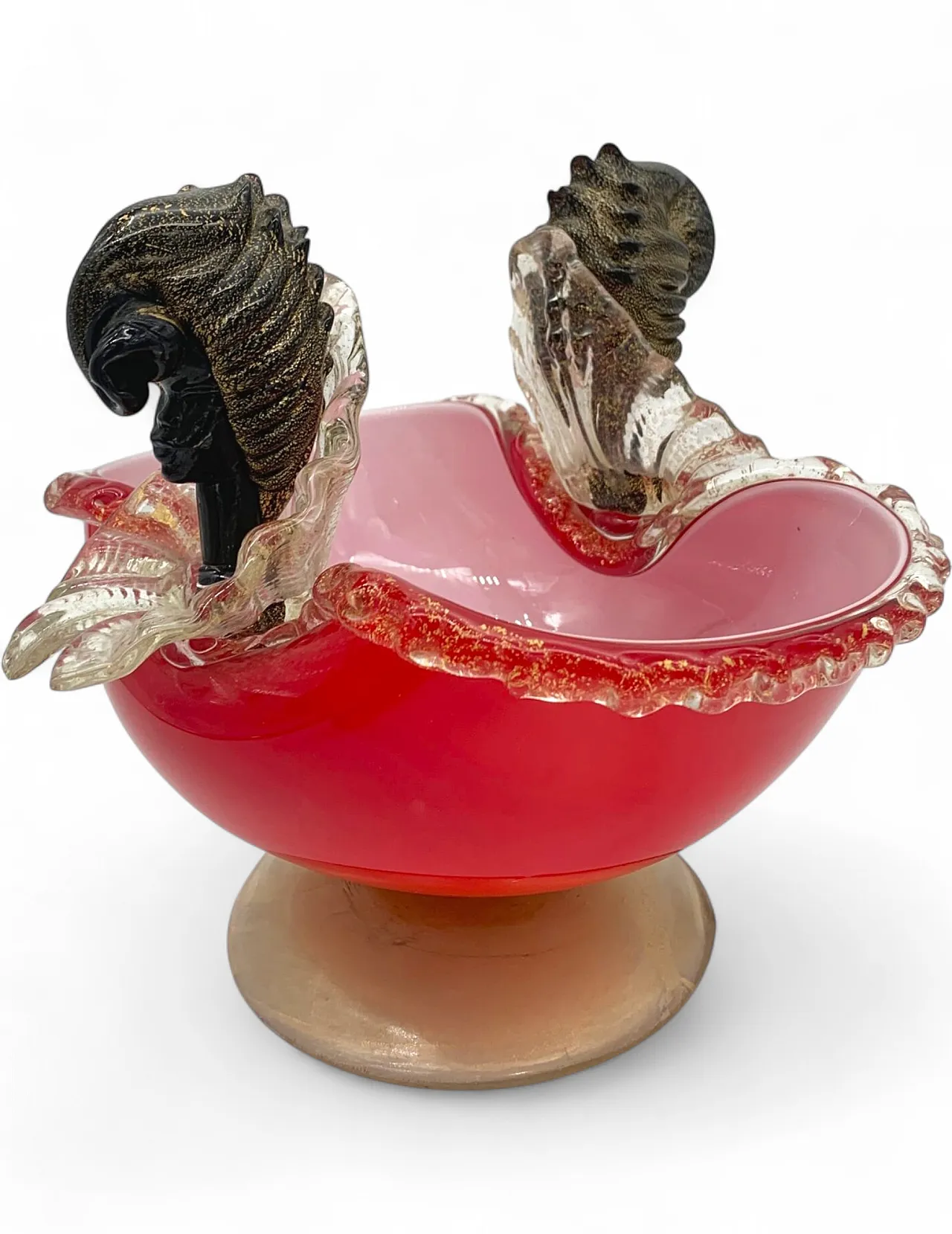 Ciotola artistica in vetro di Murano di Barovier, anni '60 7