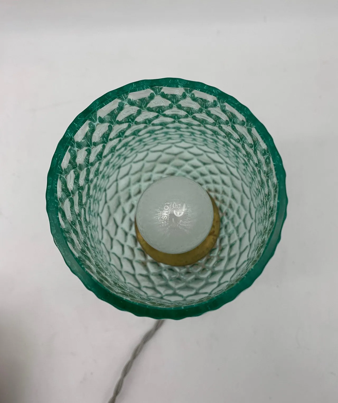 Murano glass table lamp attributed to Seguso, 1960s 6