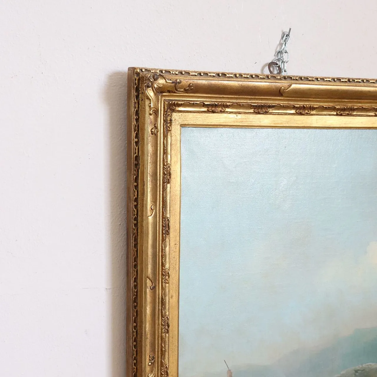 Majestic oil painting on canvas signed Watson W. 19th century 16