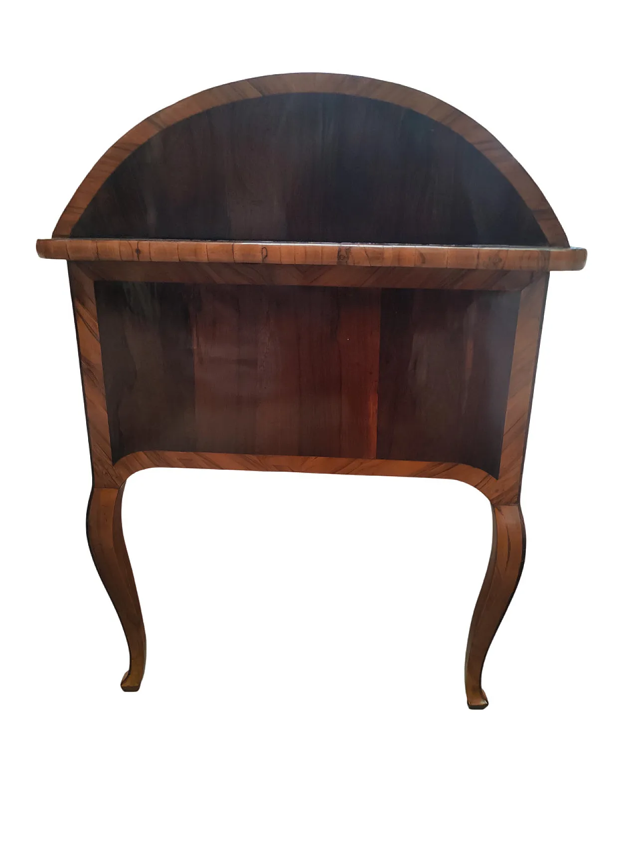 Tuscan desk in olive wood, Louis XV style, Italy. 11