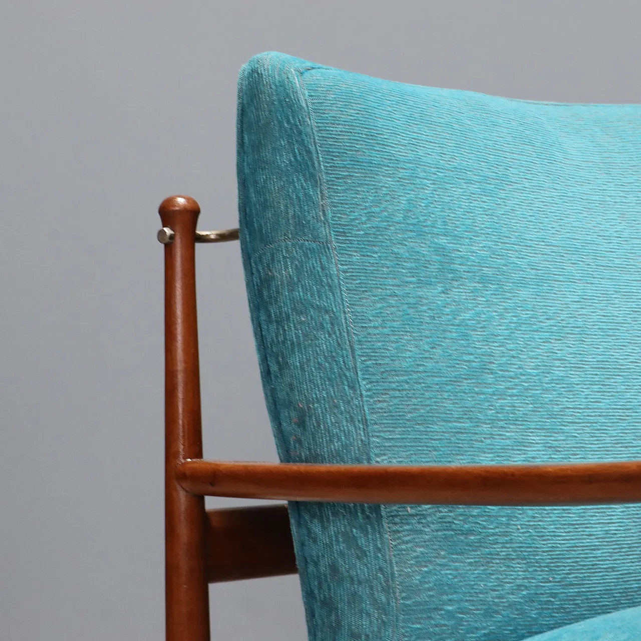 Armchair in teak wood, 1960s 6