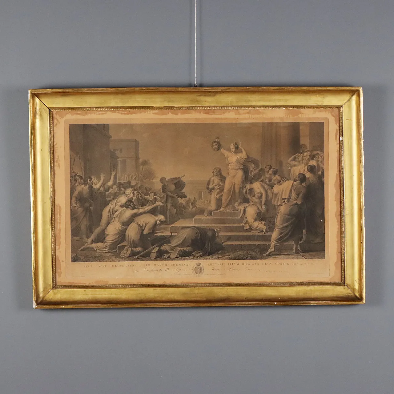 Empire frame in golden fir, 19th century 1