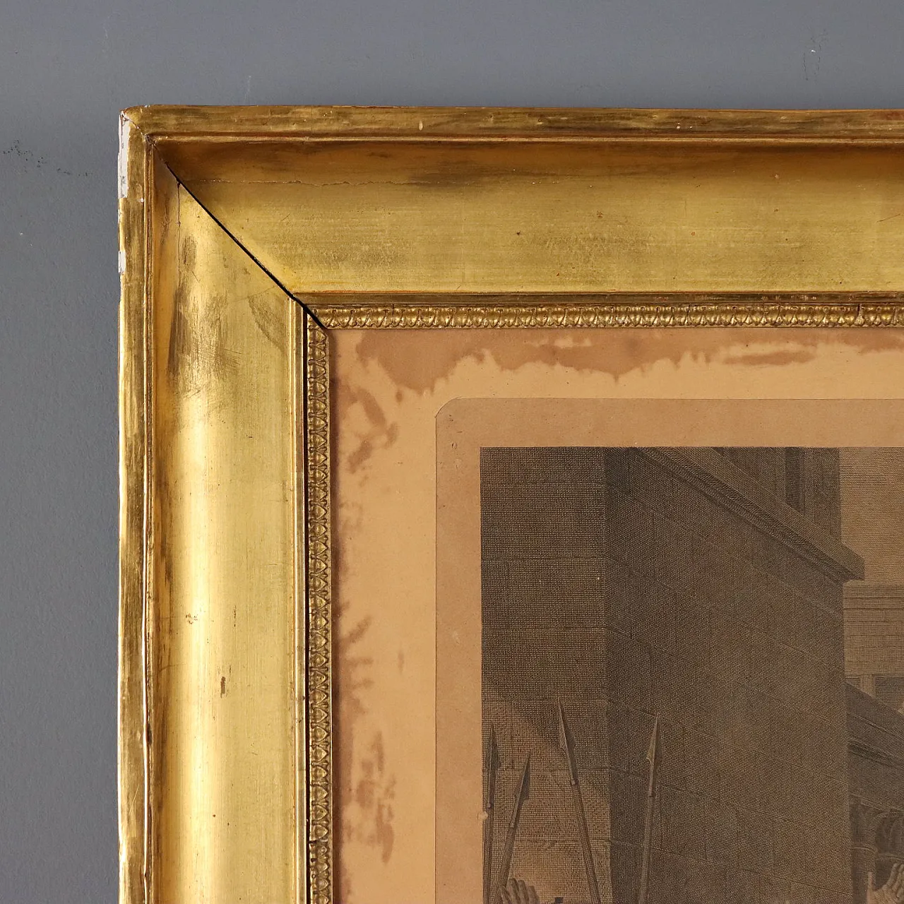 Empire frame in golden fir, 19th century 3