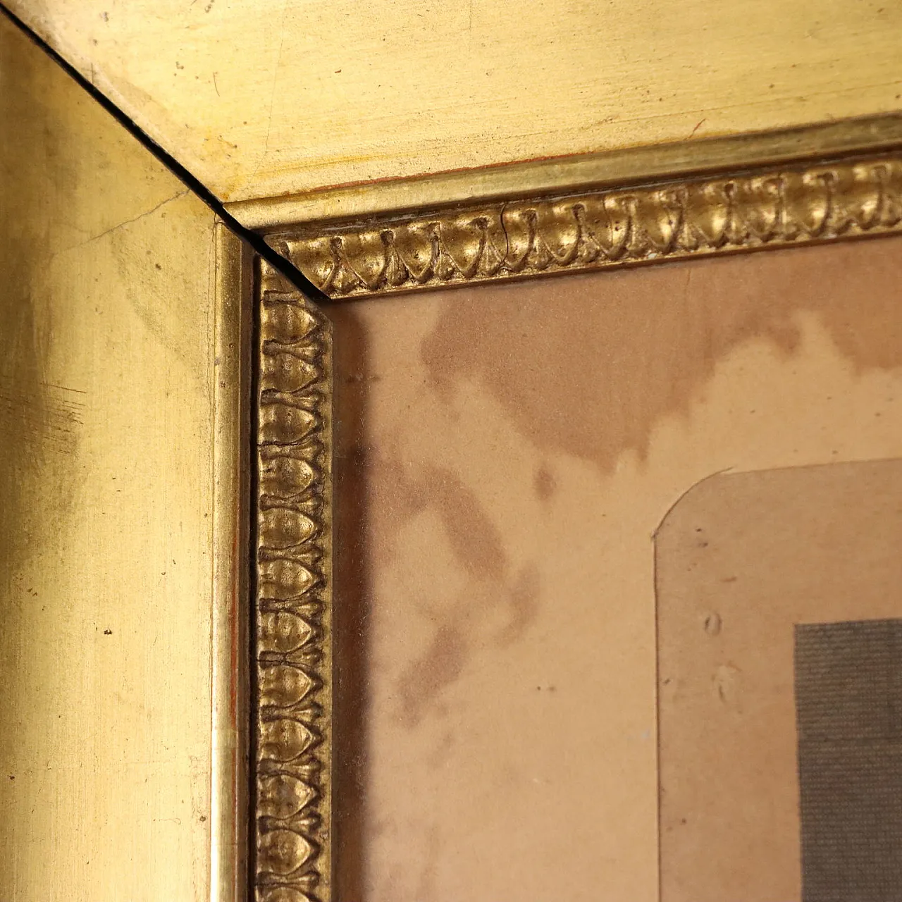 Empire frame in golden fir, 19th century 5