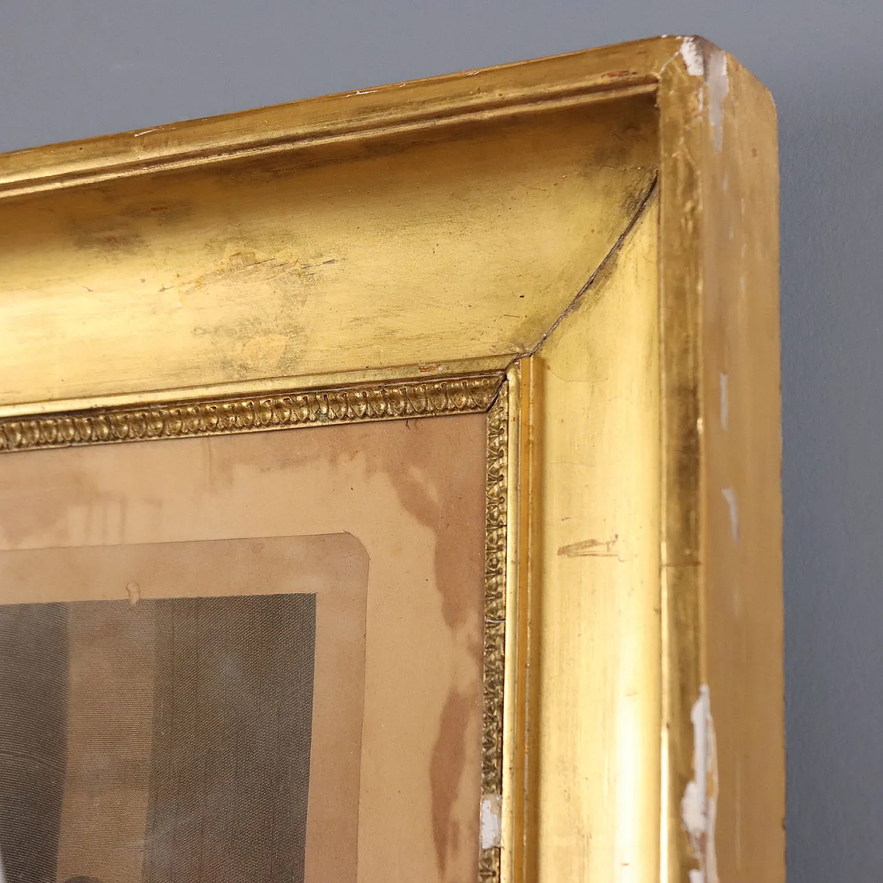Empire frame in golden fir, 19th century 8