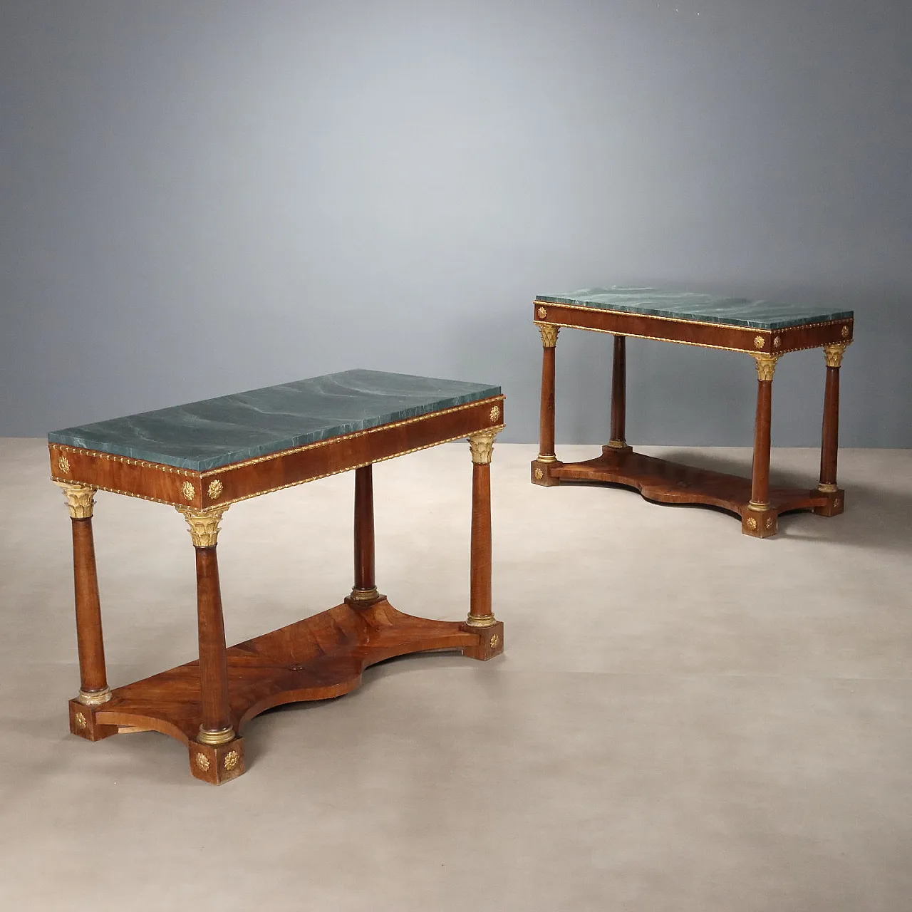 Pair of Empire consoles, 19th century 1